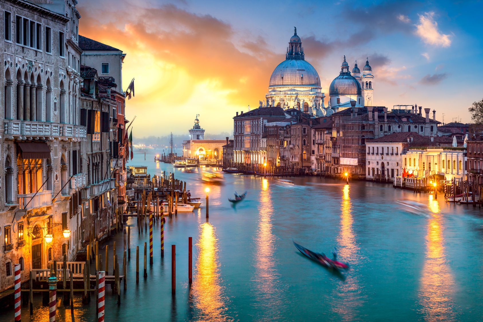 Sonnenuntergang Venedig