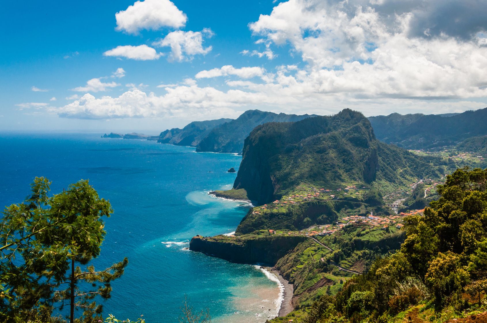 Portugiesische Küste in Madeira