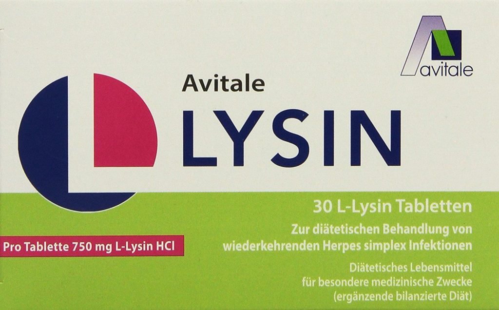 30 Stück Tabletten von Avitale L-Lysin (750 mg) 1er Pack