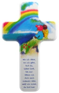 Butzon & Bercker Kinderholzkreuz “Gott, du bist bei mir”