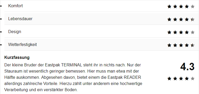 Screenshot Test Eastpak Reader M