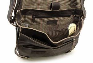 Innenraum einer Messenger Tasche